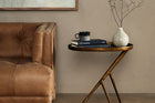 Schmidt Raw Brass Accent Table